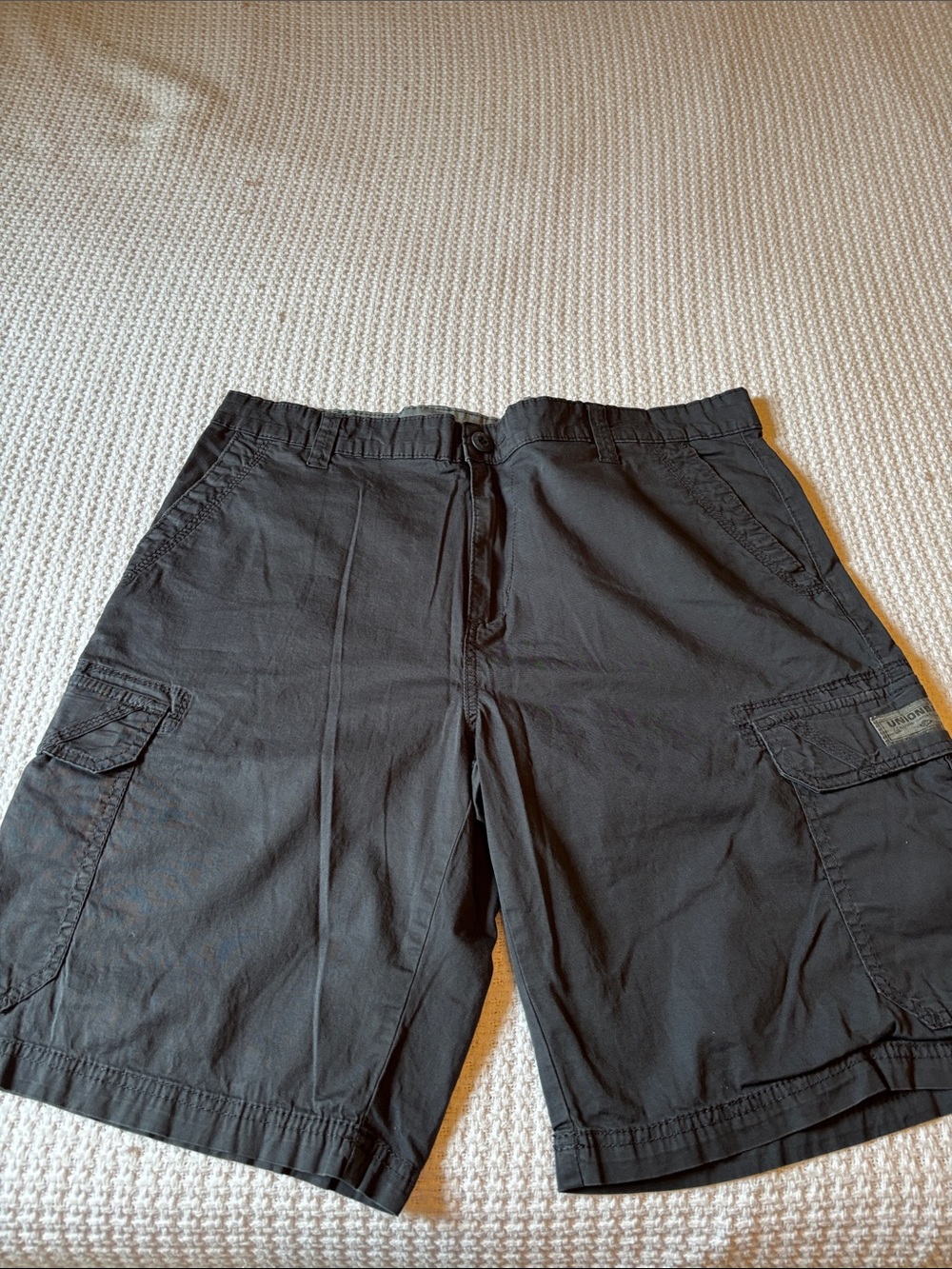 UNIONBAY Men’s Black Cargo Shorts